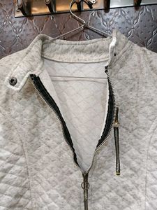 Quilted Zip-Up Jacket