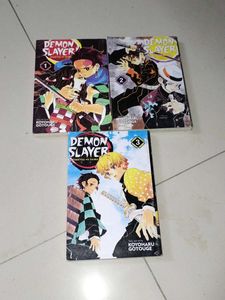 Demon Slayer Manga Volumes 1-3