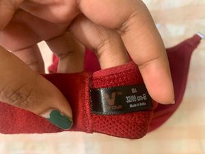 Comfy Red Bra