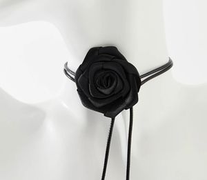 Black Rose Choker Necklace
