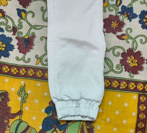 White Joggers