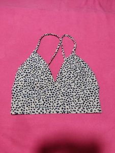 Forever 21 Leopard Print Padded Bralette - Size M