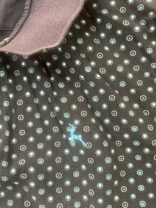 Patterned Polo T-Shirt