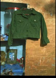 Vintage Olive Green Corduroy Jacket