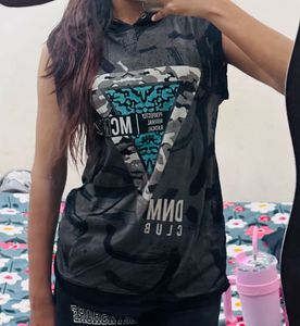 y2k hooded vest