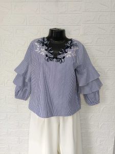 Imported Embroidered Top