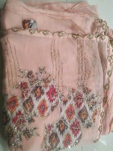 Designer Saree With Stitched Blouse