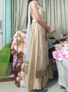 Beautiful Shiny Palazzo With Kurta