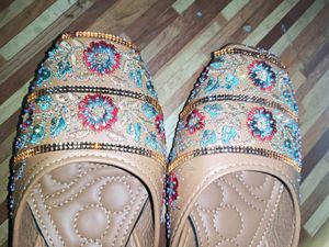 Embroidered Flats &amp; Sandals