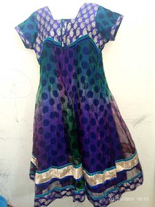 Festive Anarkali / Large-xl/georgette+dupatta