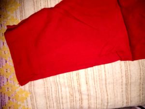 Blue And Red Trousers Combo