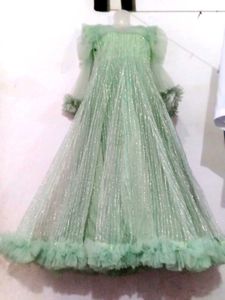Elegant Green Ethnic Gown