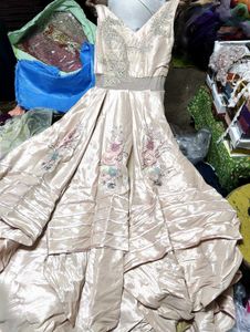 embroidery gown