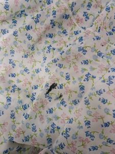 White Floral Print Dress