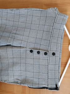 Black And Whites Checkered Formal Pant