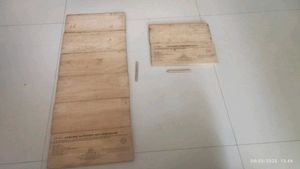 Uppercase letters And Number Craving Wooden Boards