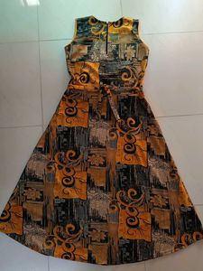 Frock With Flower Pattern 👗