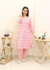 Daily Wear Cotton Kurta And Pant