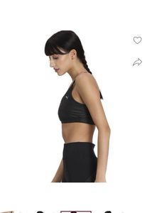 PUMAWomen Sports Lightly Padded Bra (Black)