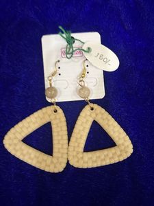 Triangle Woven Earrings