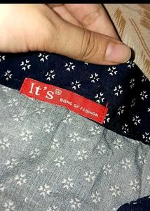 Patterned Button-down Shirt