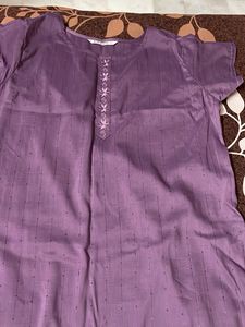 Purple Colour Kurti
