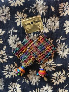 Rainbow Jhumka Earrings