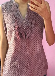 Paisley Print Top