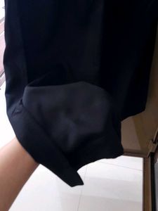 Black Button Palazzos