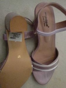 Unique Lavender Heeled Sandals