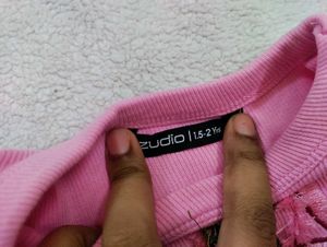 Pink Top and Skirt Set for Baby Girl