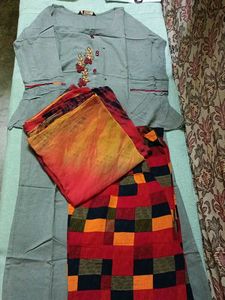 Elegant Embroidered Kurta Set