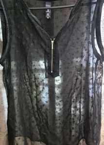 Combo Deal - Black Sheer Top