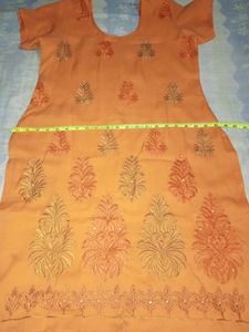 Beautiful Embroidered Kurta With Dupatta.