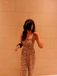 Floral Print Jumpsuit