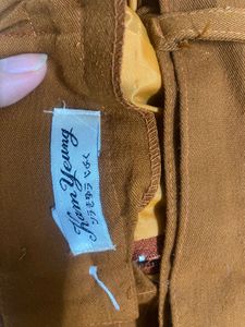 Tan Brown Belted Pencil Skirt 90s Style