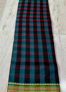 Brand New Trendy Check Saree
