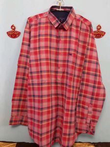 GANT Red Plaid Button-Down Shirt