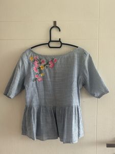 Cute Vintage Peplum Top
