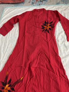 Beautiful Long Gown Style Cotton Kurta