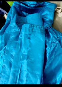 vintage blue salwar semi patiyala