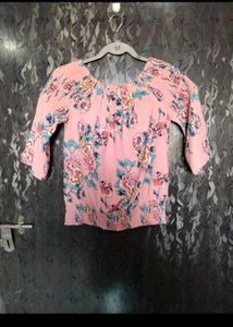 3 Black Cold Shoulder Top