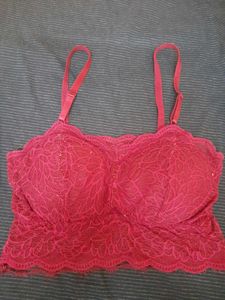 Maroon Brallete  Padded Strechable