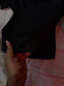 Chic Black Bodycon Top.SIZE-30-36