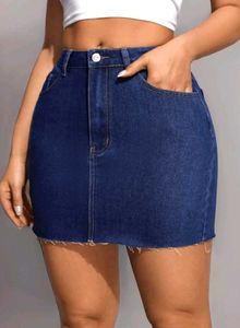 Denim Mini Skirt