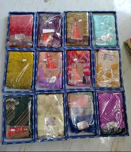 Daily Wear Meenaxi Silky Sarees - Assorted Colors