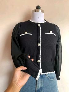 Chic Black Cardigan