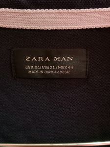 ZARA MAN Navy Blue Men&#39;s Tshirt