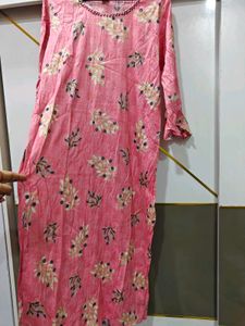 womens pink kurta