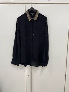 ⚡️Bollywood-Ready Bling!🌟ForeverNew Gold Stud Top